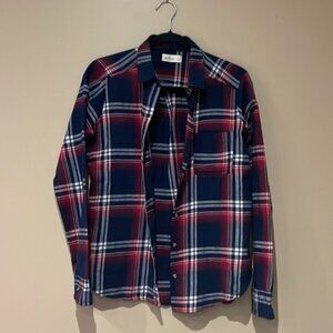 Hollister button down long sleeve shirt size Small